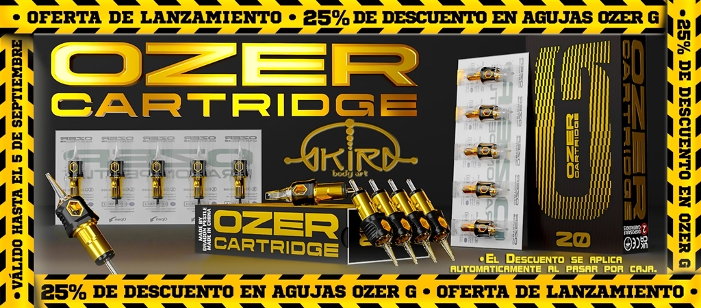 Nuevas agujas OZER G - OFERTA DE LANZAMIENTO 25% DTO hasta el 7 de Septiembre